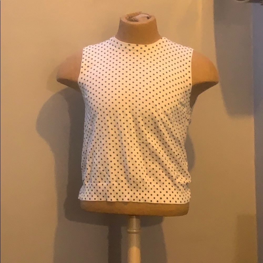 Polka dot J Crew shirt
